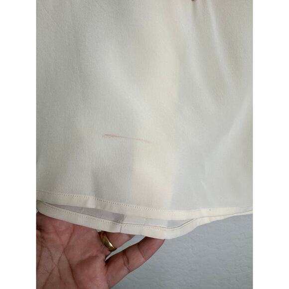 Vintage Deadstock Chanel Womens 100% Silk Gold Button Top Blouse Size 35 - Picture 9 of 10